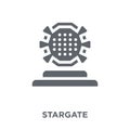 Stargate icon from Astronomy collection.