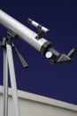Stargazing telescope closeup