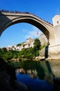 Diver jumps at Stari Most