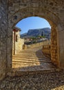 Stari Most, old bridge, Mostar, Bosnia and Herzegovina Royalty Free Stock Photo