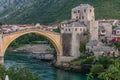 Stari most (Old Bridge) in Mostar. Bosnia and Herzegovi Royalty Free Stock Photo