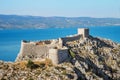 starigrad fortress in omis in croatia Royalty Free Stock Photo