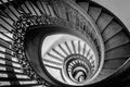 Staring down the spiral staircase Royalty Free Stock Photo
