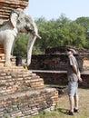 Staring at the Elephants in Sukothai