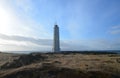 Stark Coastline in Iceland with Malarrif Lighthouse