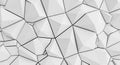 White Geometric Polygonal Cracked Surface Texture Background abstract Royalty Free Stock Photo