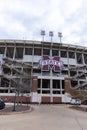 Starkville, MS: Davis Wade stadium, home to Mississippi State University Bulldogs football program Royalty Free Stock Photo