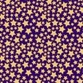 Starlight night complex seamless pattern vector