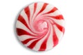 Starlight peppermint candy with spiral pattern Royalty Free Stock Photo