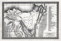 1835 Starling Map of The Journeys and Encampments of the Israelites from Egypt to Canaan