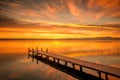 Starnberg Lake in Germany Sunrise