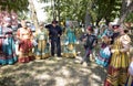 STAROCHERKASSKAYA, RUSSIA-AUGUST 25 - Cossack Choir Sings August