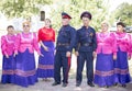 STAROCHERKASSKAYA, RUSSIA-AUGUST 25 - Cossack Choir Sings August