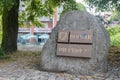 Information stone of Diepholz Boulevard