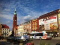 Starogard Gdanski town square Royalty Free Stock Photo