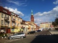 Starogard Gdanski town square Royalty Free Stock Photo