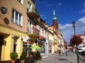 Starogard Gdanski town square Royalty Free Stock Photo