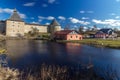 Staroladozhskaya fortress in the village of Staraya Ladoga on the banks of the Volkhov River.