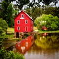 Starrs Mill, a historic landmark near Atlanta Royalty Free Stock Photo