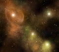Starry background of deep outer space Royalty Free Stock Photo
