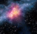 Starry background of deep outer space Royalty Free Stock Photo