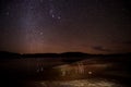 Starry Bright Night over the Lake Powell