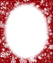 Starry christmas frame