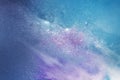 Starry galaxy background design Royalty Free Stock Photo