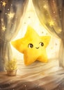 Starry Guardian: A Cute Cartoon Maker\'s Project of Praising the