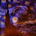 The Starry Night The Starry Night, oil on canvas by Vincent van Gogh, 1889 in the Museum of Modern Art, New York City. Royalty Free Stock Photo