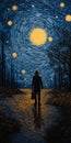 Starry Night: Pop Art Inspired Figurative Realism With Supernatural Elements