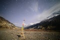 Starry night and Prayer Flags