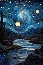 Starry Night on the River