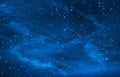 starry night sky out space background