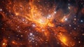 Starry Night Sky: A Celestial Display of Infinite Cosmic Wonders