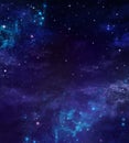 Starry night sky Royalty Free Stock Photo