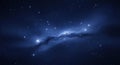 Starry Night Sky Deep Space Nebula With Dark Blue Background Space Exploration Royalty Free Stock Photo