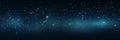 Starry Night Sky. Glowing Stars In Expansive Blue Nebulous Sky. Generative AI Royalty Free Stock Photo