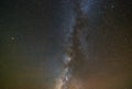 Starry Night Sky - Milky Way Galaxy Royalty Free Stock Photo
