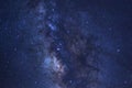 Starry night sky, Milky way galaxy with stars and space dust in Royalty Free Stock Photo
