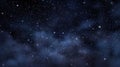 Starry night sky with scattered galaxies Royalty Free Stock Photo
