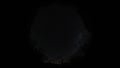 Starry night sky shot with a wide-angle fisheye circular lens. 360 degree fulldome photo format