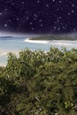 Starry Night in the Whitsundays, Australia Royalty Free Stock Photo