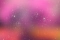 Starry pink universe background with bright stars Royalty Free Stock Photo