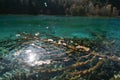 Starry reflection on five-flower lake