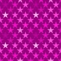 Starry seamless background pink stars Royalty Free Stock Photo