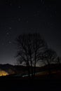 Starry sky in Alto Mugello Royalty Free Stock Photo