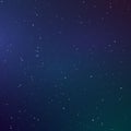 Starry sky color background. Dark night sky. Infinity space with shiny stars. Vector Royalty Free Stock Photo