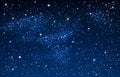 Starry Sky and Galaxy Royalty Free Stock Photo