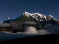 Starry sky over the Himalaya